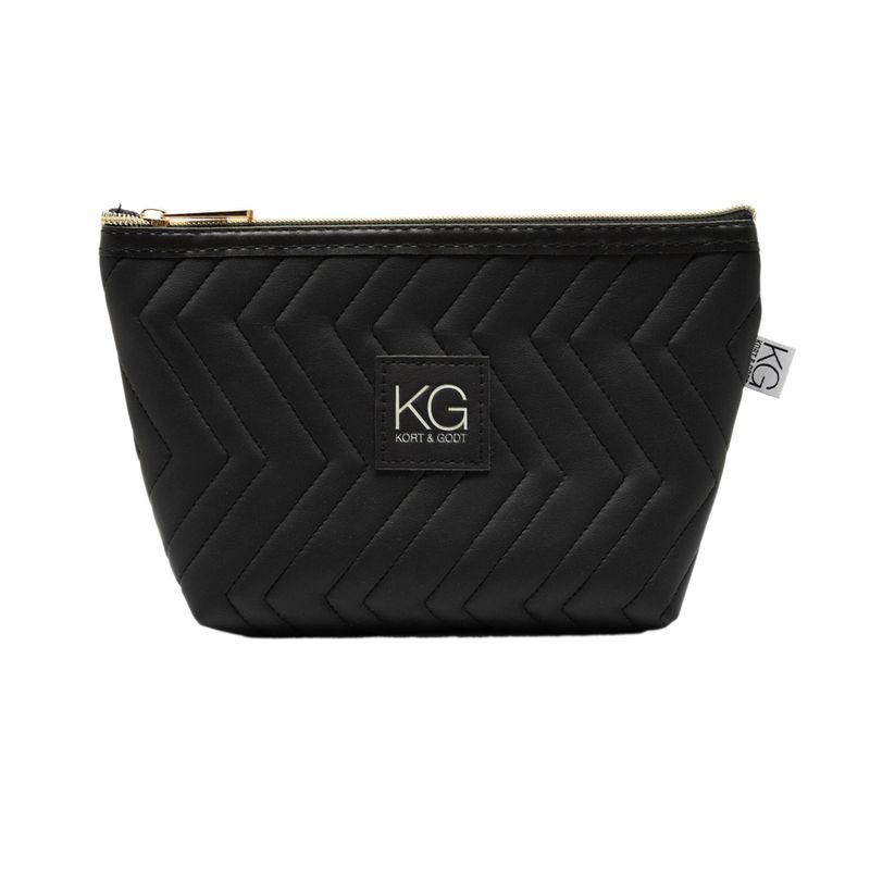 Strikkeveske Sort 23x13cm