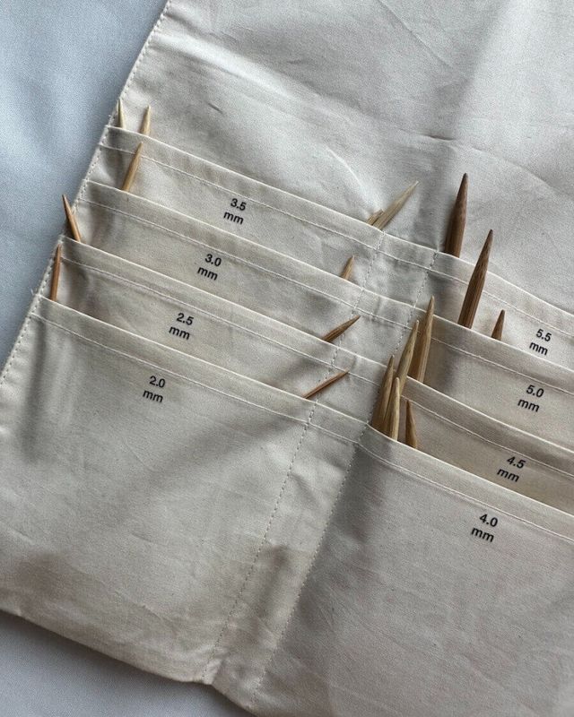 Påstrykningsmerker til Knitter's needle casees