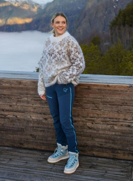 Hovedbilde -20% Carly genser - Påfugl og ...