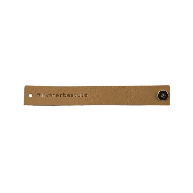 Hovedbilde #liveterbestute skinn beige