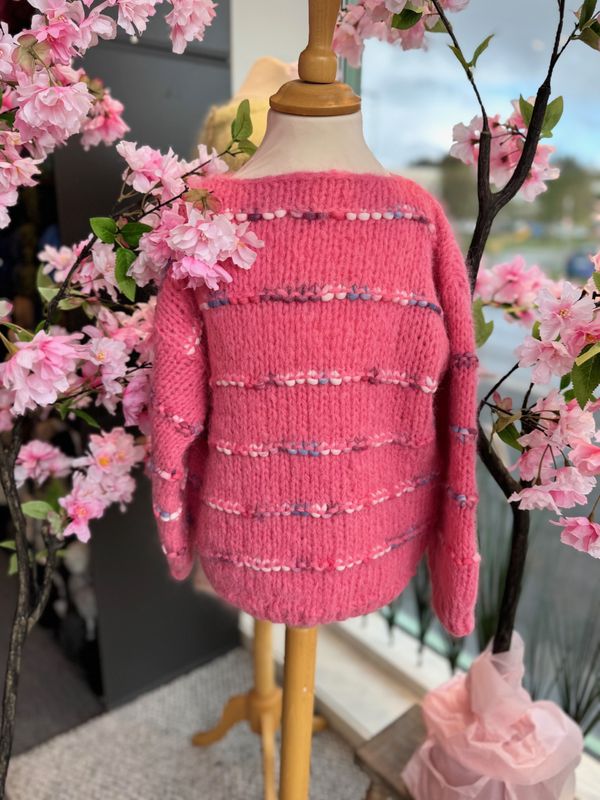 Bysse genser barn - rosa