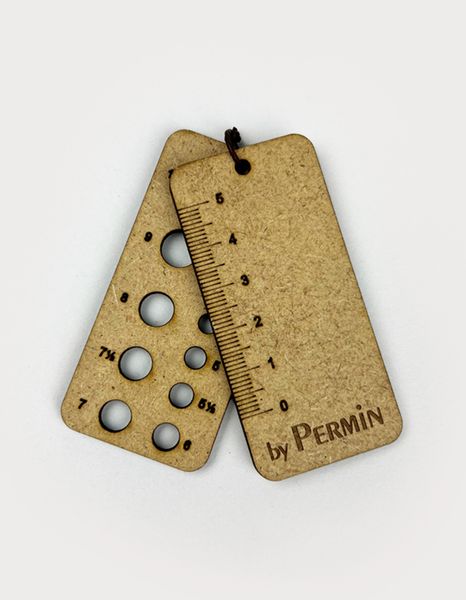 Hovedbilde To Go strikkepinnemåler, 2 ...