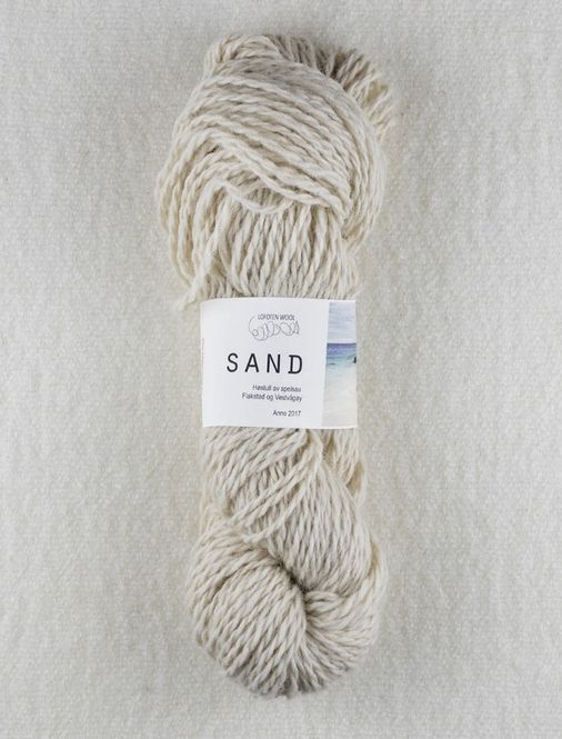 Hovedbilde Sand dekkhårsgarn av spelsau