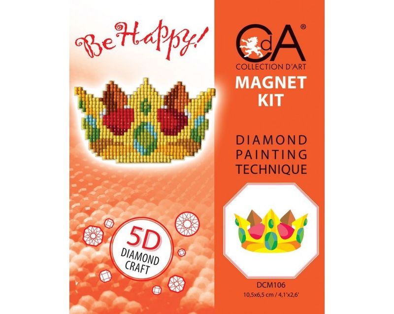 Diamond painting - Krone magnet kit