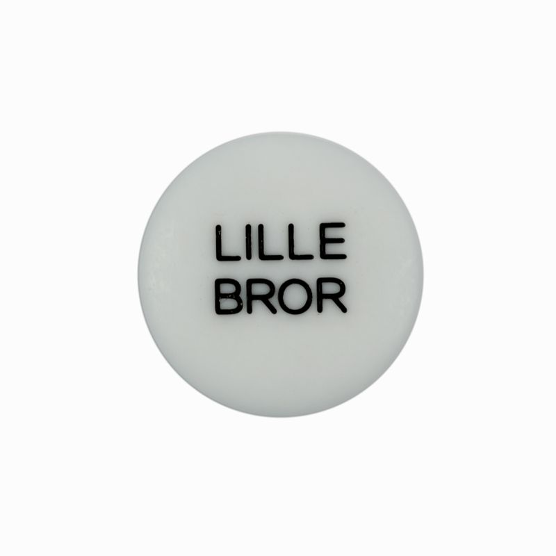 Lysblå Lillebror 15mm