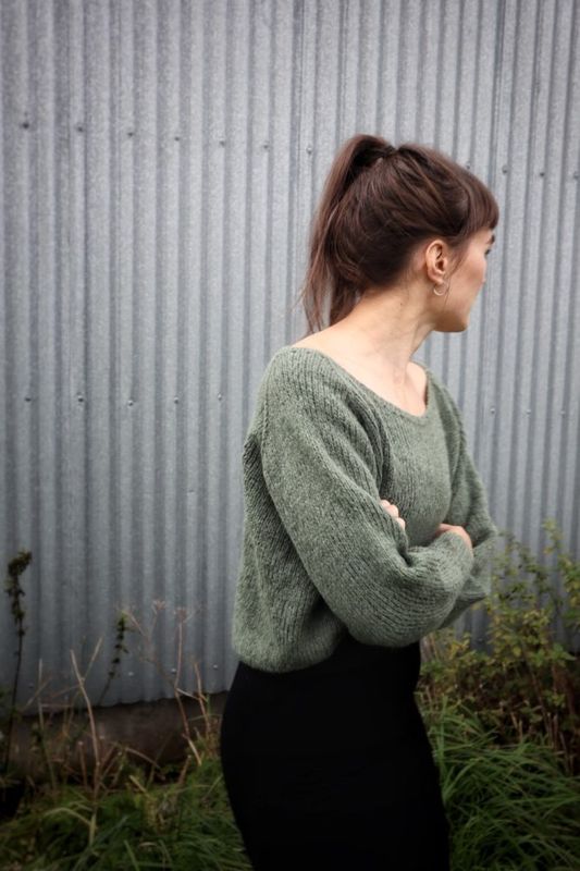 Cropped Wester Sweater