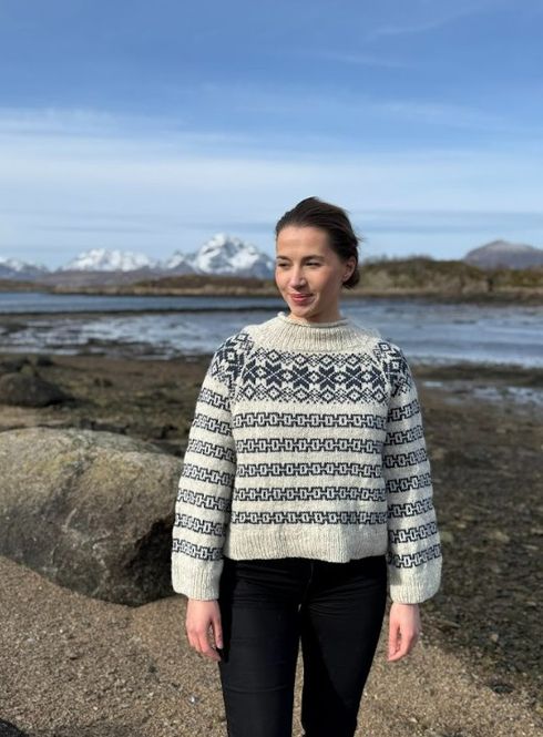 Hovedbilde Selfjord Sweater - mørk ...