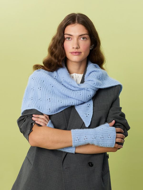 Miu Pointelle Mittens (Fingerless edition) 