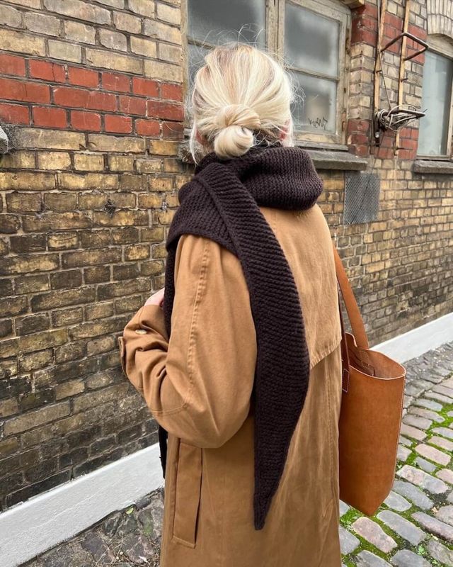 Sophie Shawl Alpakka Ull