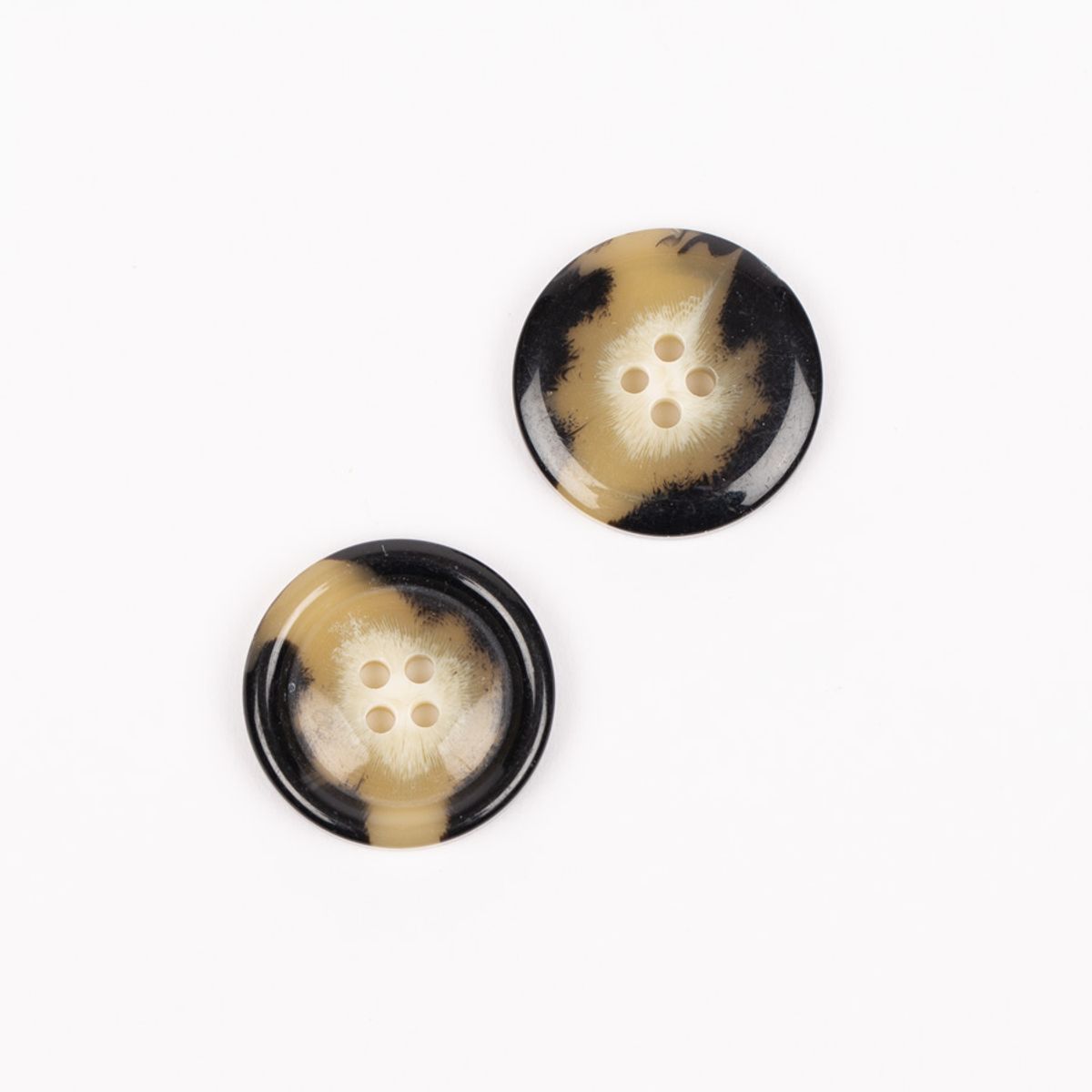 Imitert horn (mokka). 23 mm