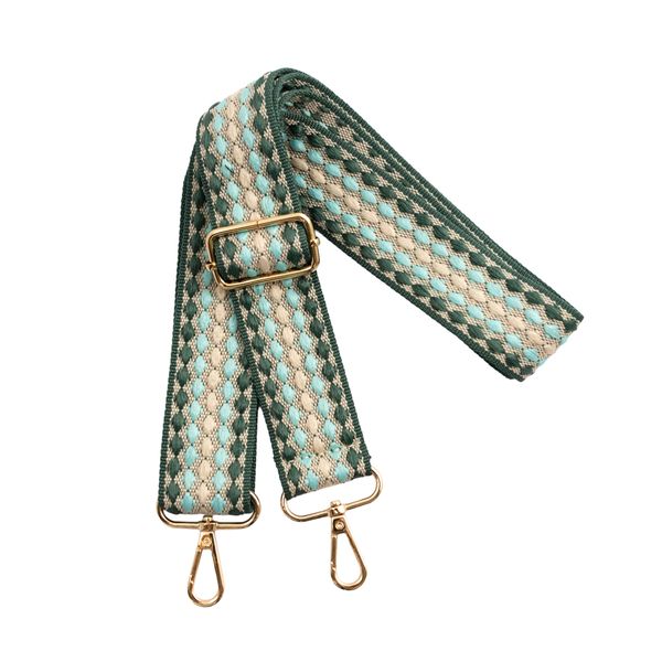 Hovedbilde Skulderreim Grønn/beige 130cm