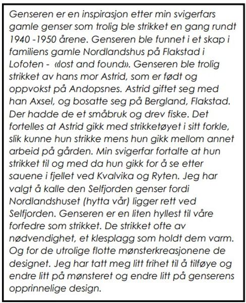 Hovedbilde Selfjord Sweater - okerbrun