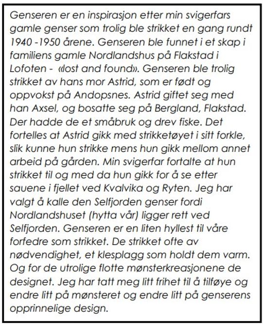 Hovedbilde Selfjord Sweater - okerbrun