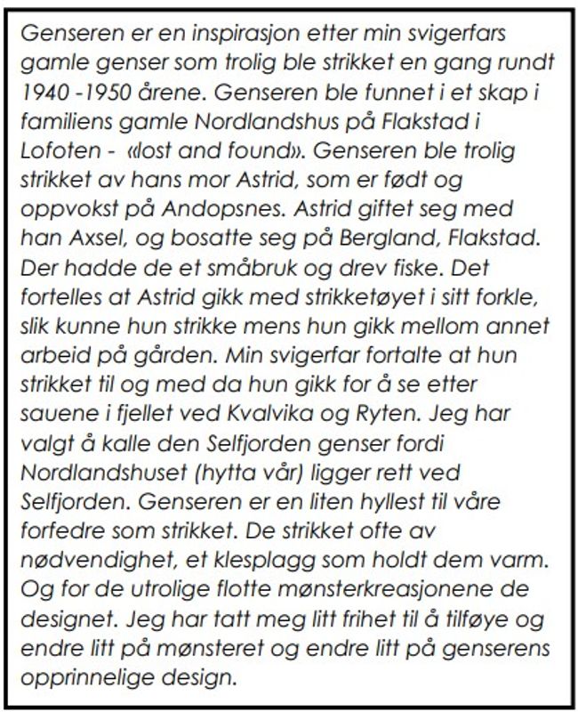 Selfjord Sweater - okerbrun