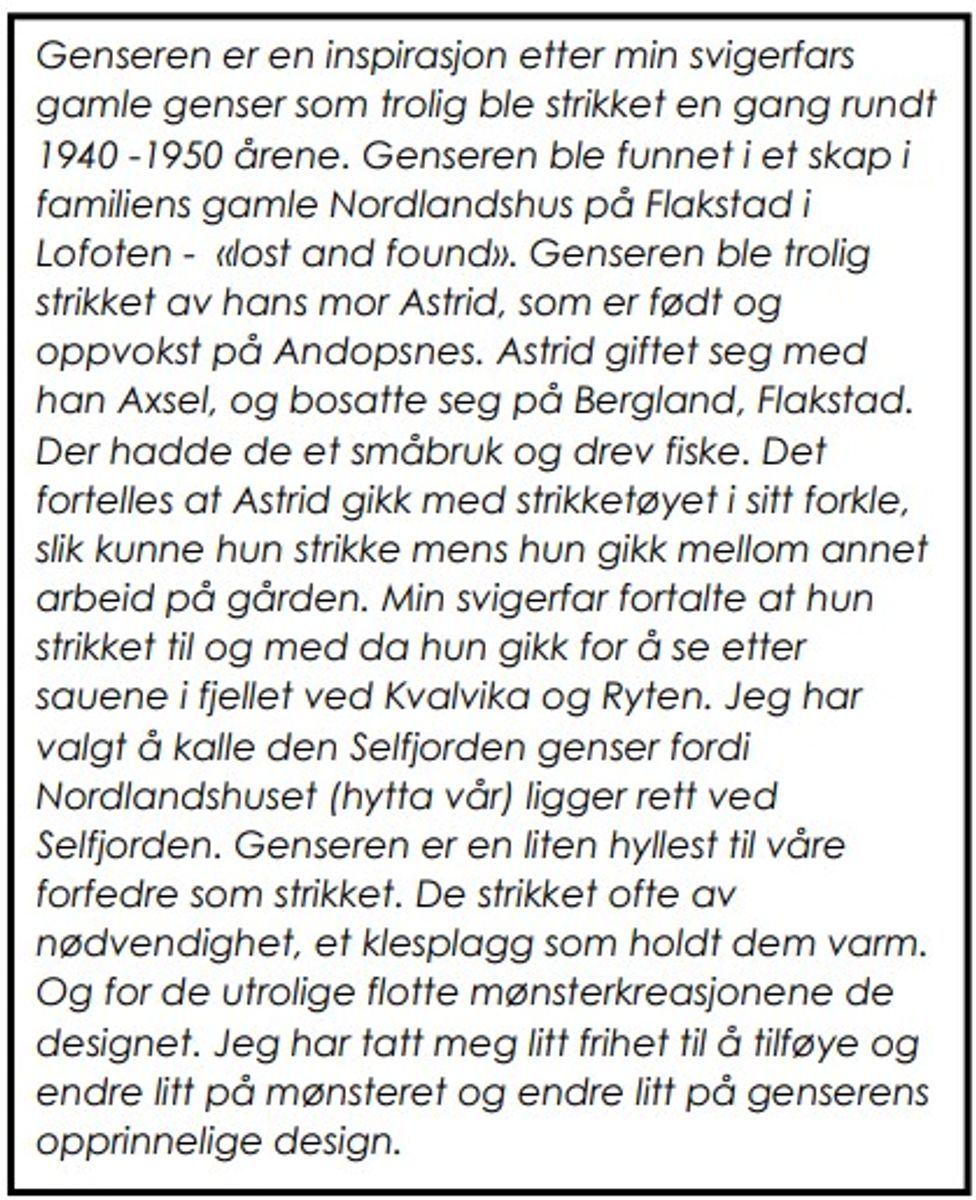 Selfjord Sweater - okerbrun