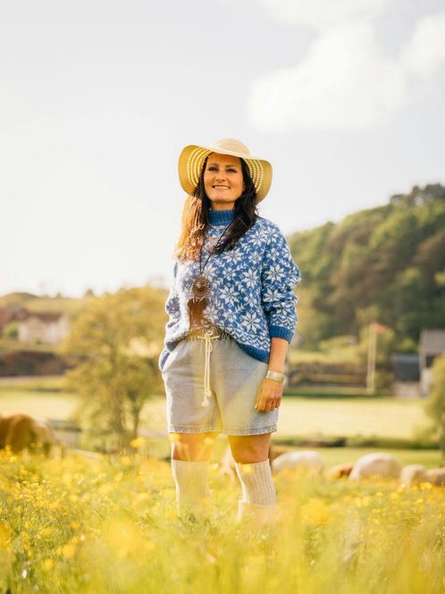 Hovedbilde Carly genser - Faerytale blå
