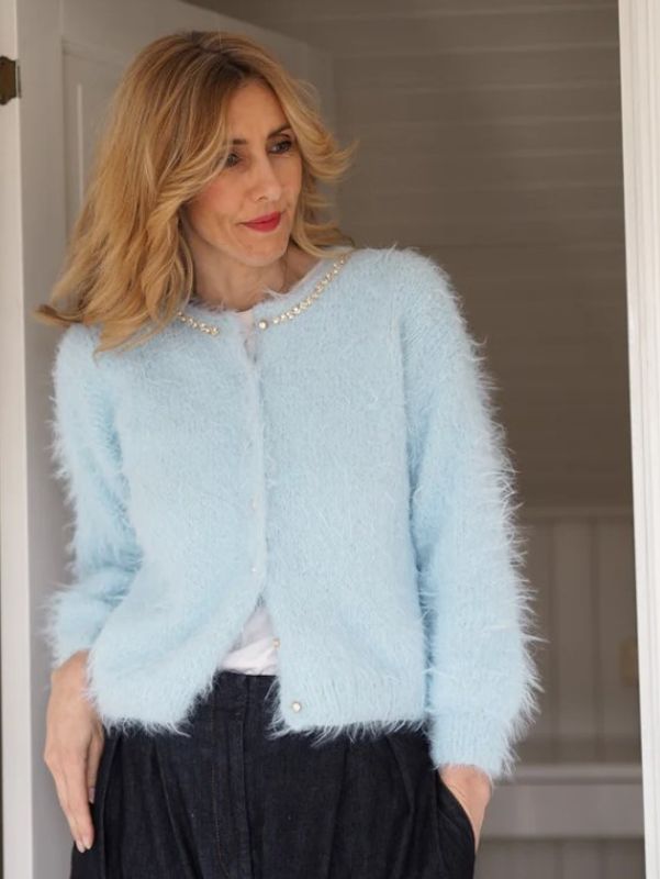 Fuzzy Cardigan