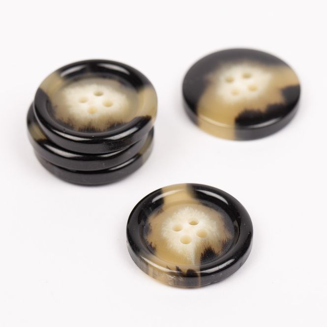 Hovedbilde Imitert horn (mokka). 23 mm
