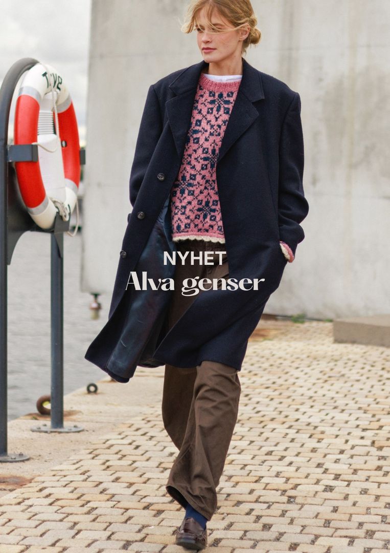 Nyhet: Alvar genser - garnpakke