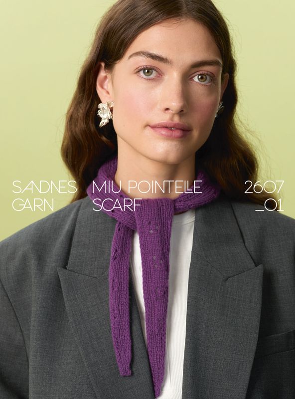 2607 - Cashmere - Nr.1 - Miu Pointelle Scarf