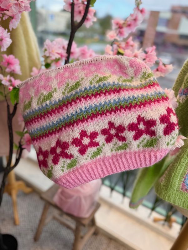 Våryr genser mini - Lys Pink