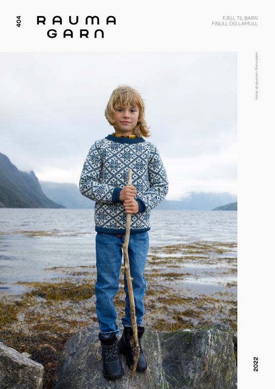 404 Fjell til barn. Finull og Lamull (enkeltmønster)