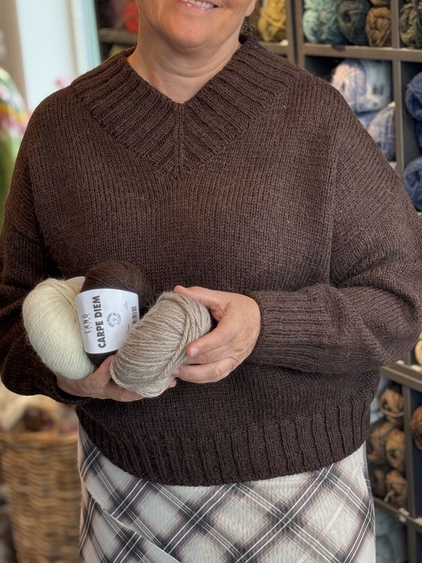 Hannah Sweater V-neck - Carpe Diem