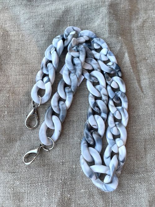 Hovedbilde Lenke grå/lys marmor, 57 cm