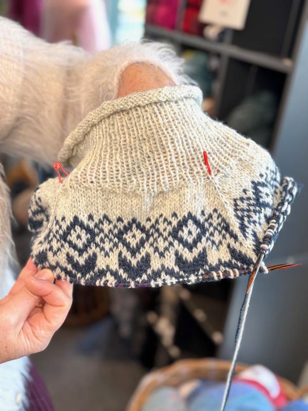 Selfjord Sweater - mørk blågrå