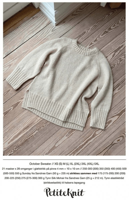 October Sweater (papirformat)